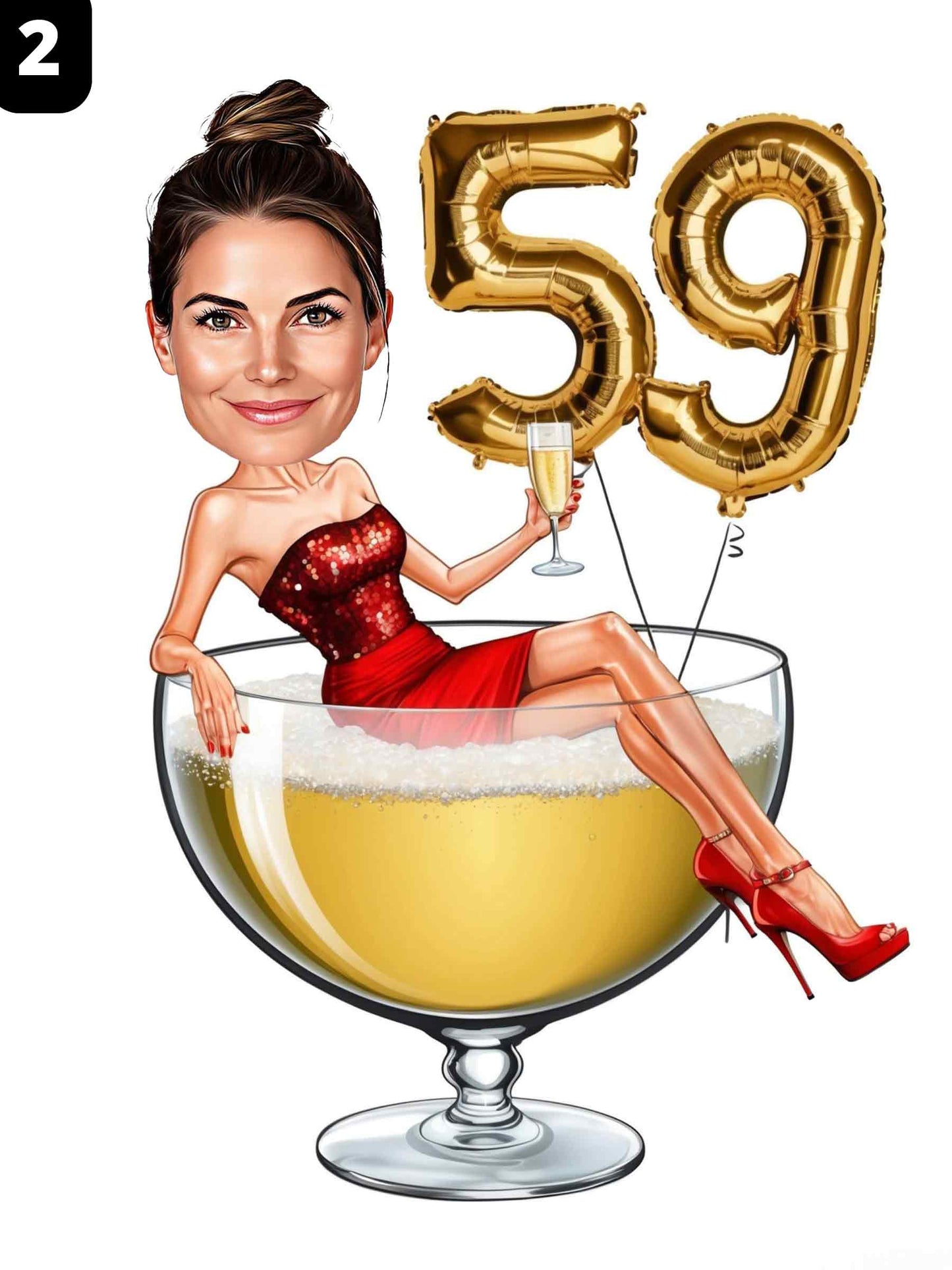 59e anniversaire - Femme