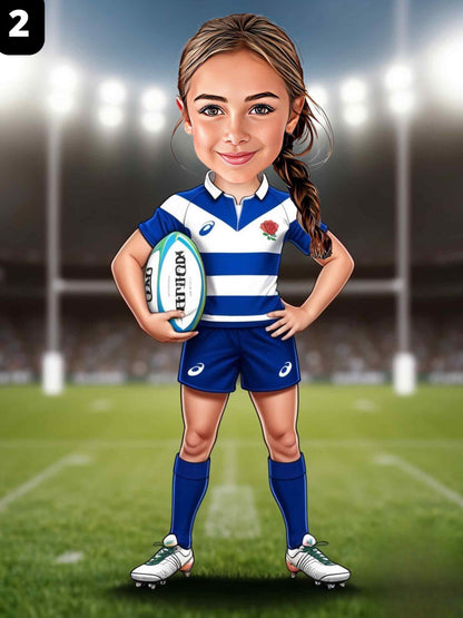Rugby Player - Girl
