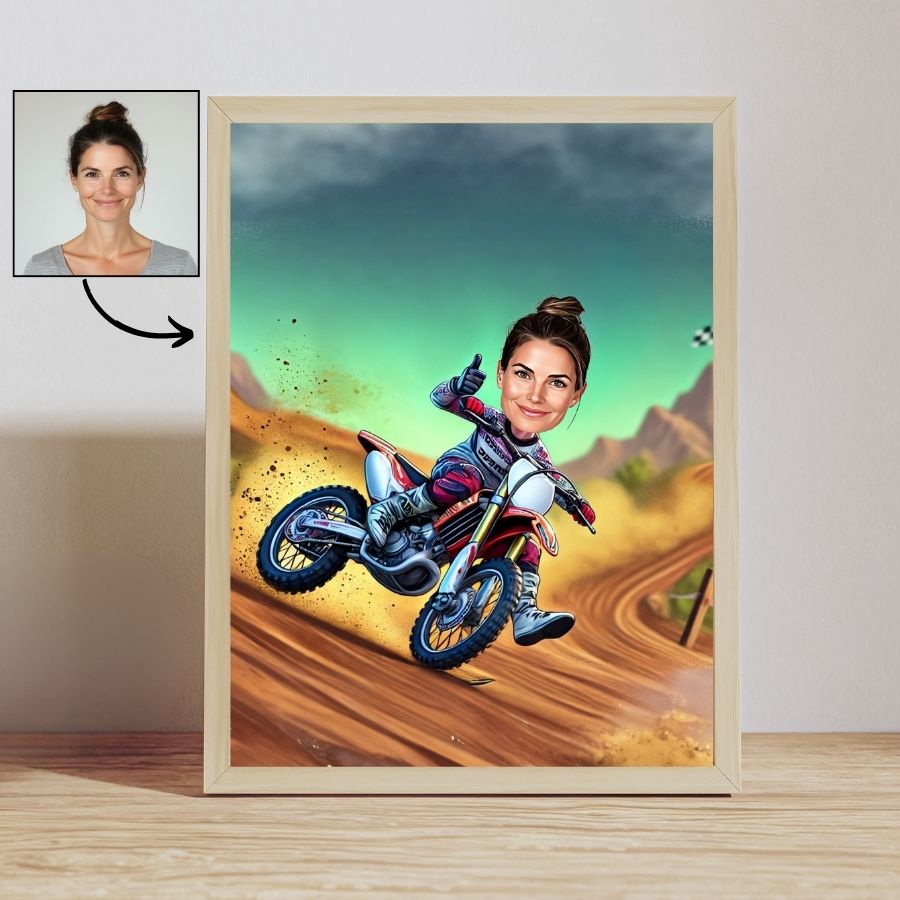 Pilote de motocross - Homme