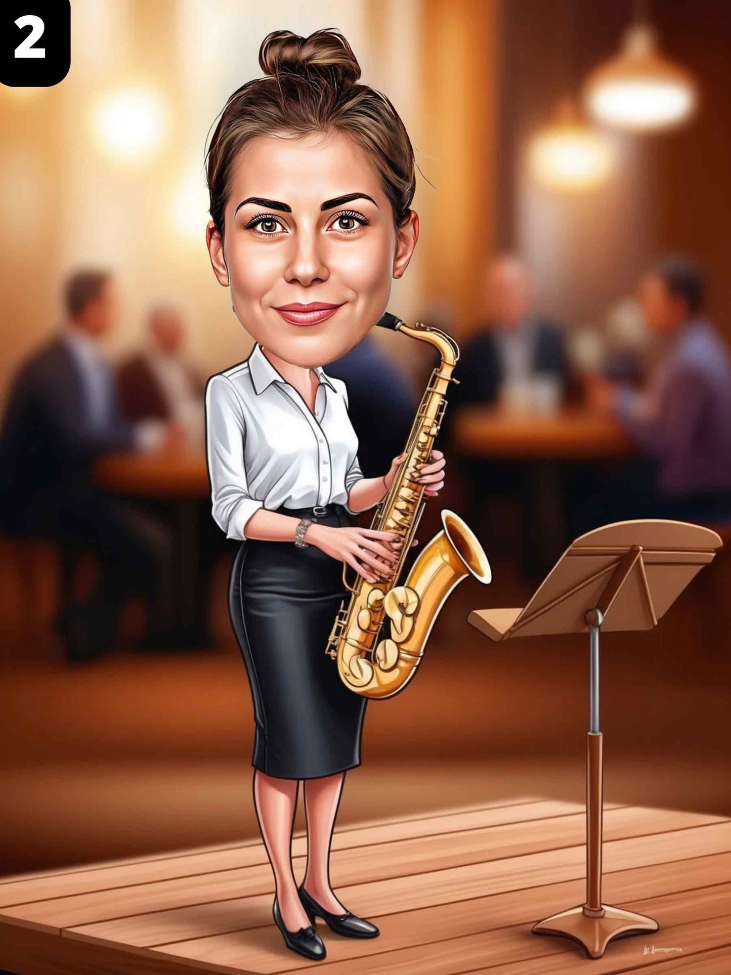 Saxophoniste - Femme