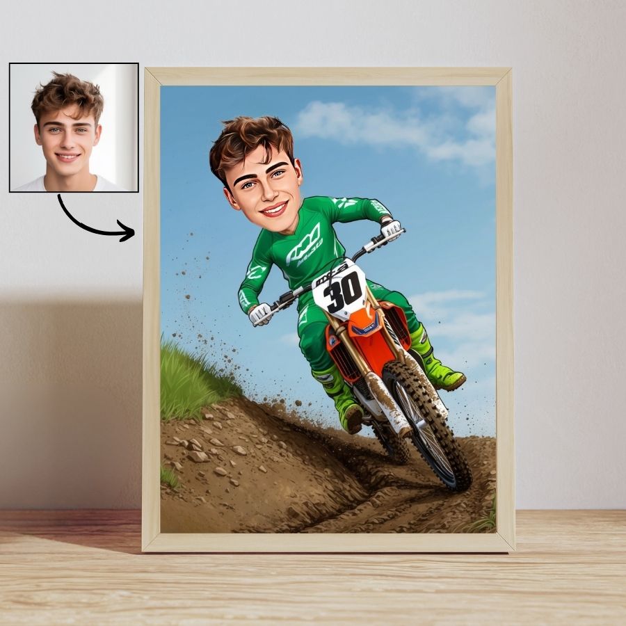 Pilote de motocross - Homme