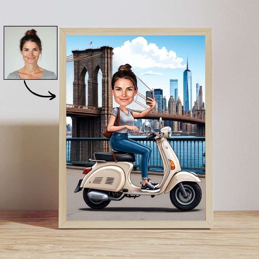 Conducteur de scooter - Homme