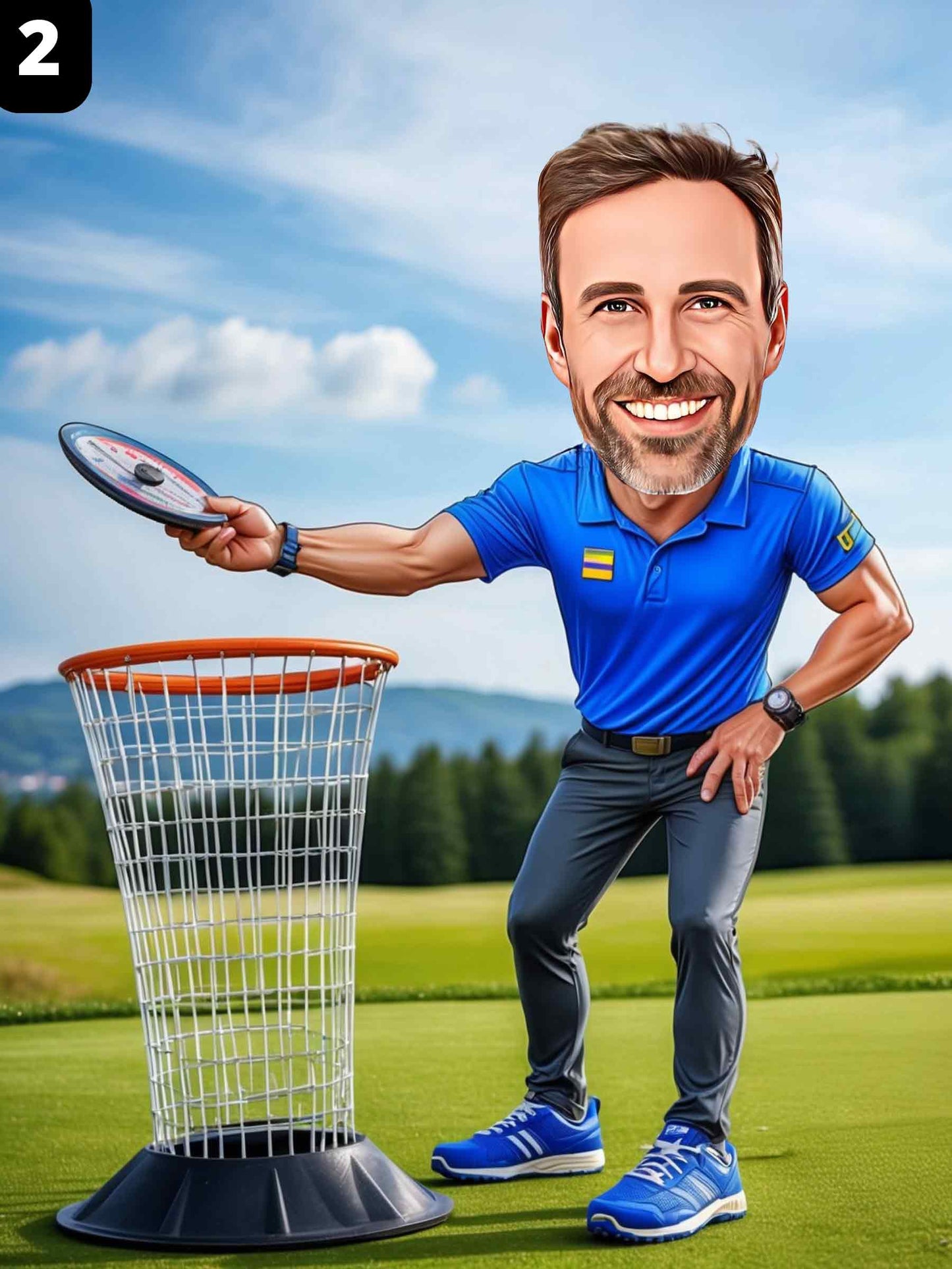 Disc golfeur - Homme