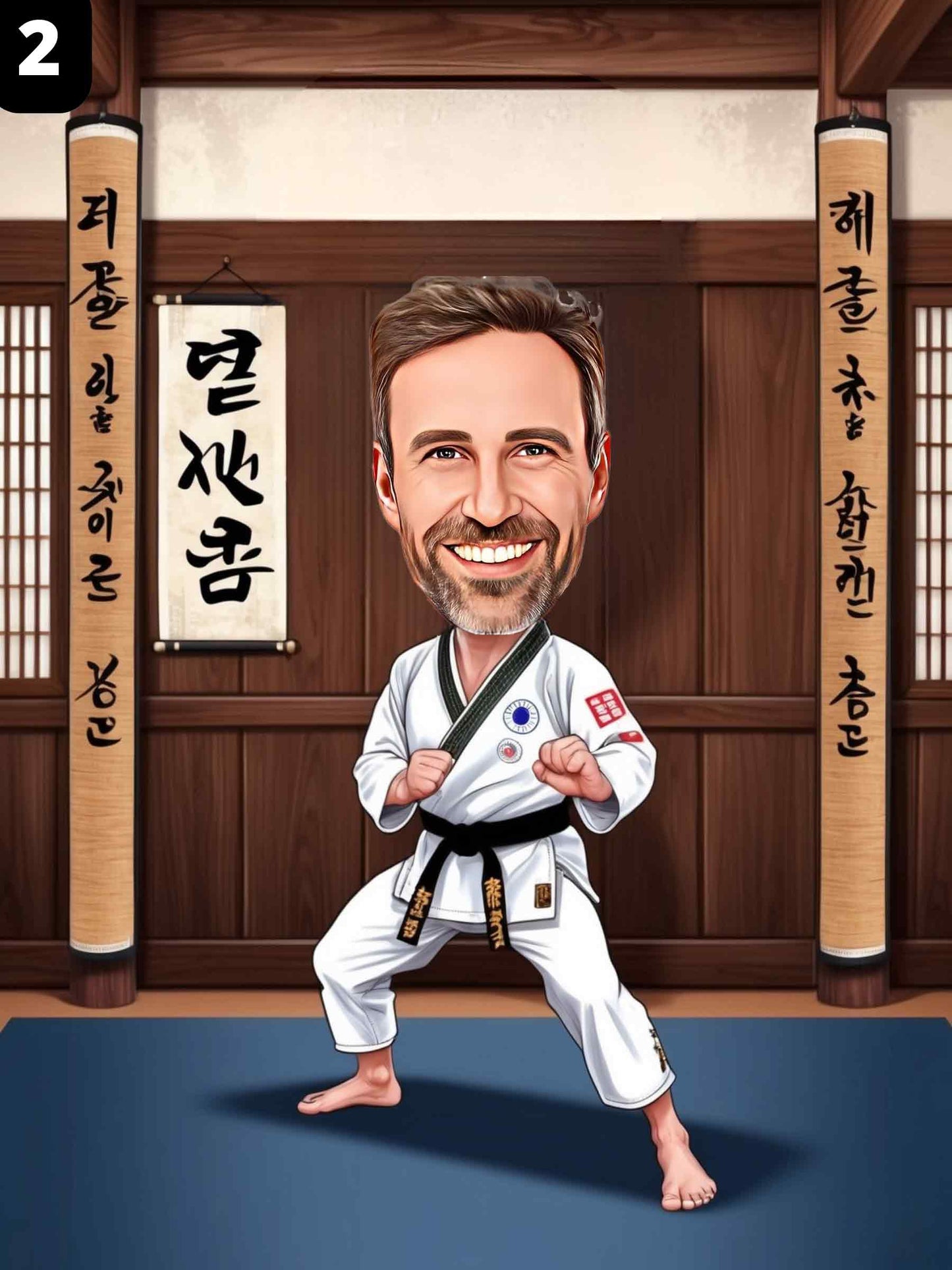 Combattant de taekwondo - Homme