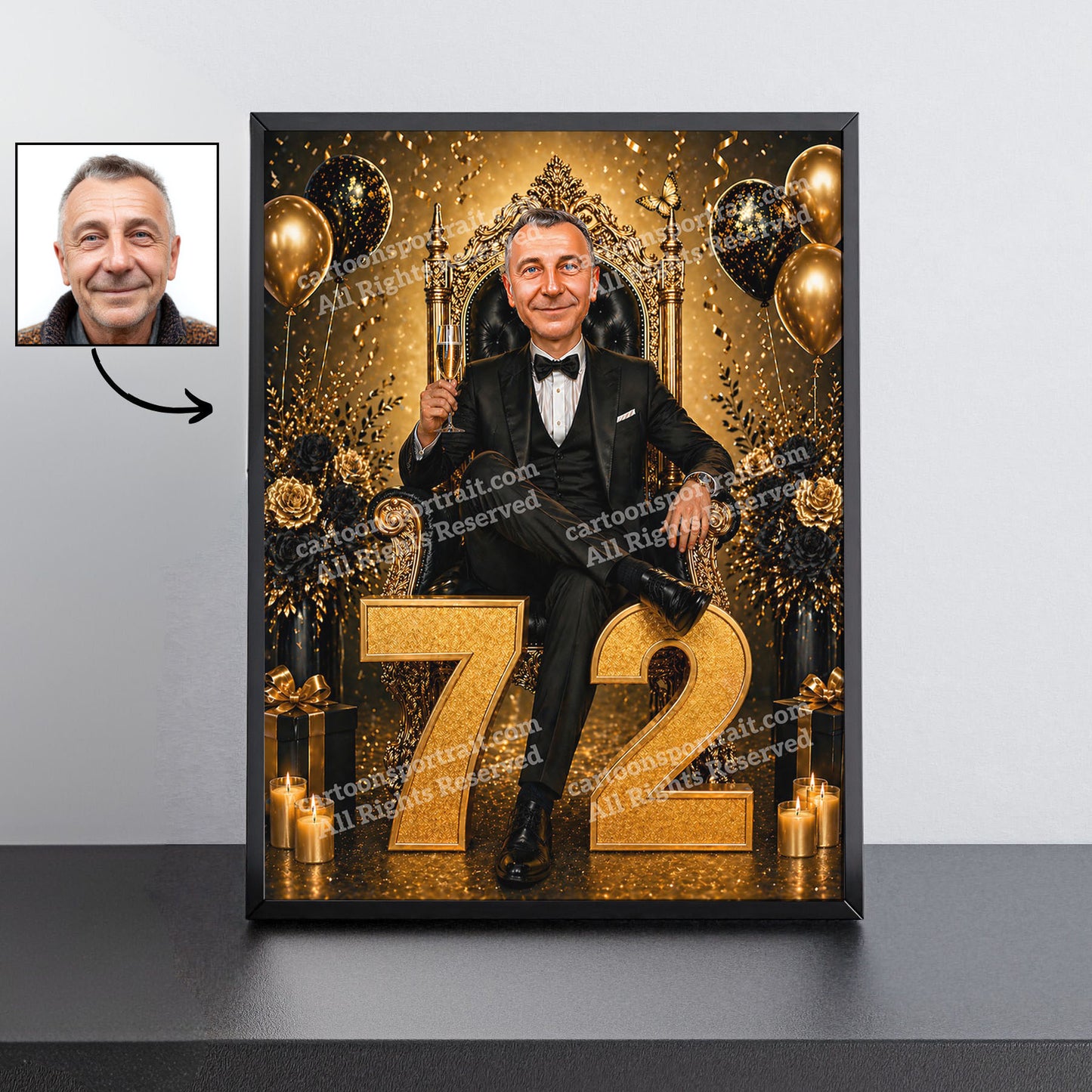 72e anniversaire