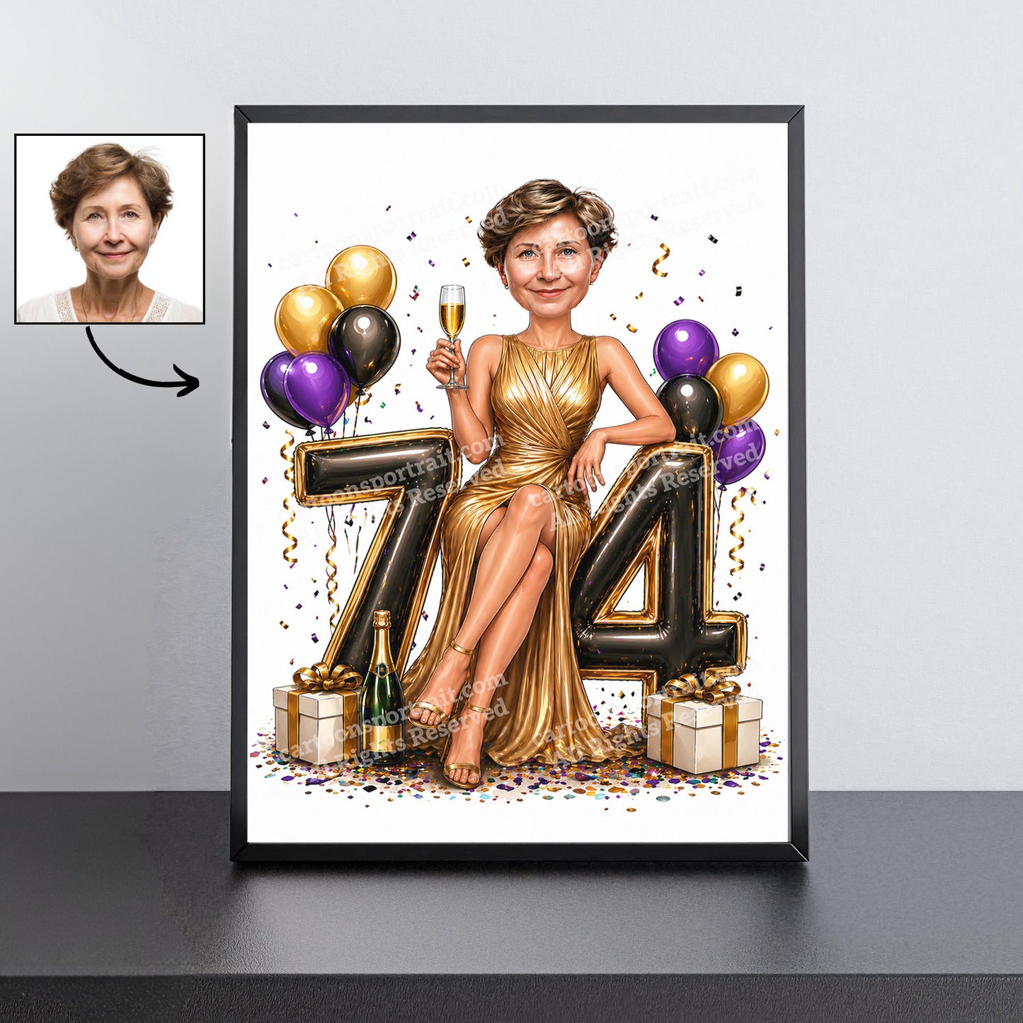 74e anniversaire