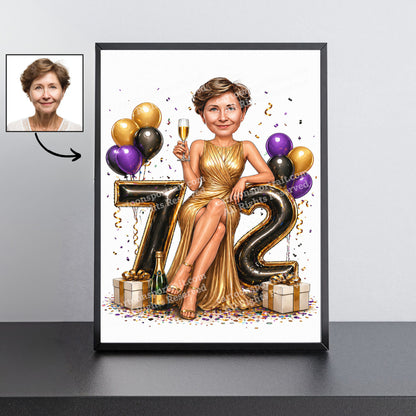72e anniversaire
