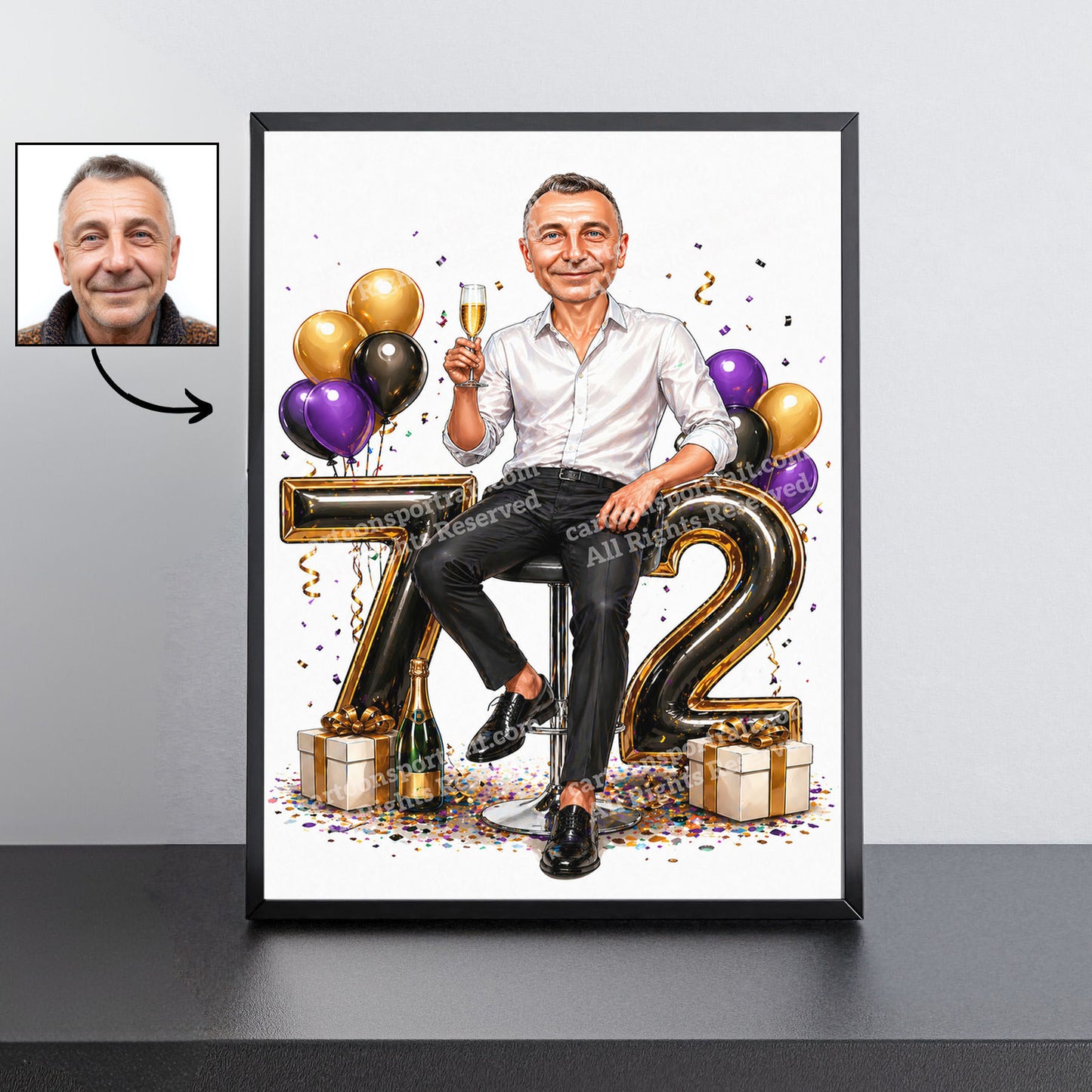 72e anniversaire