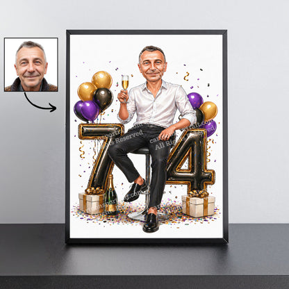 74e anniversaire