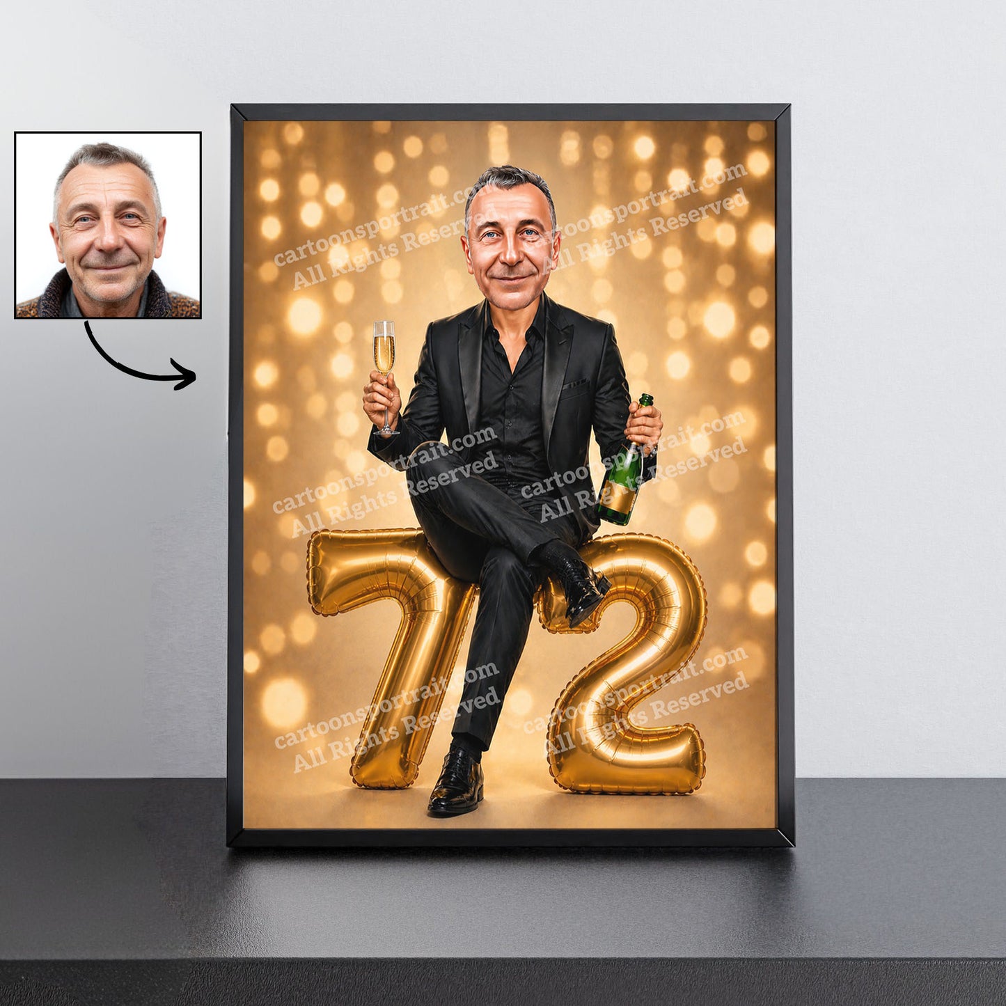 72e anniversaire