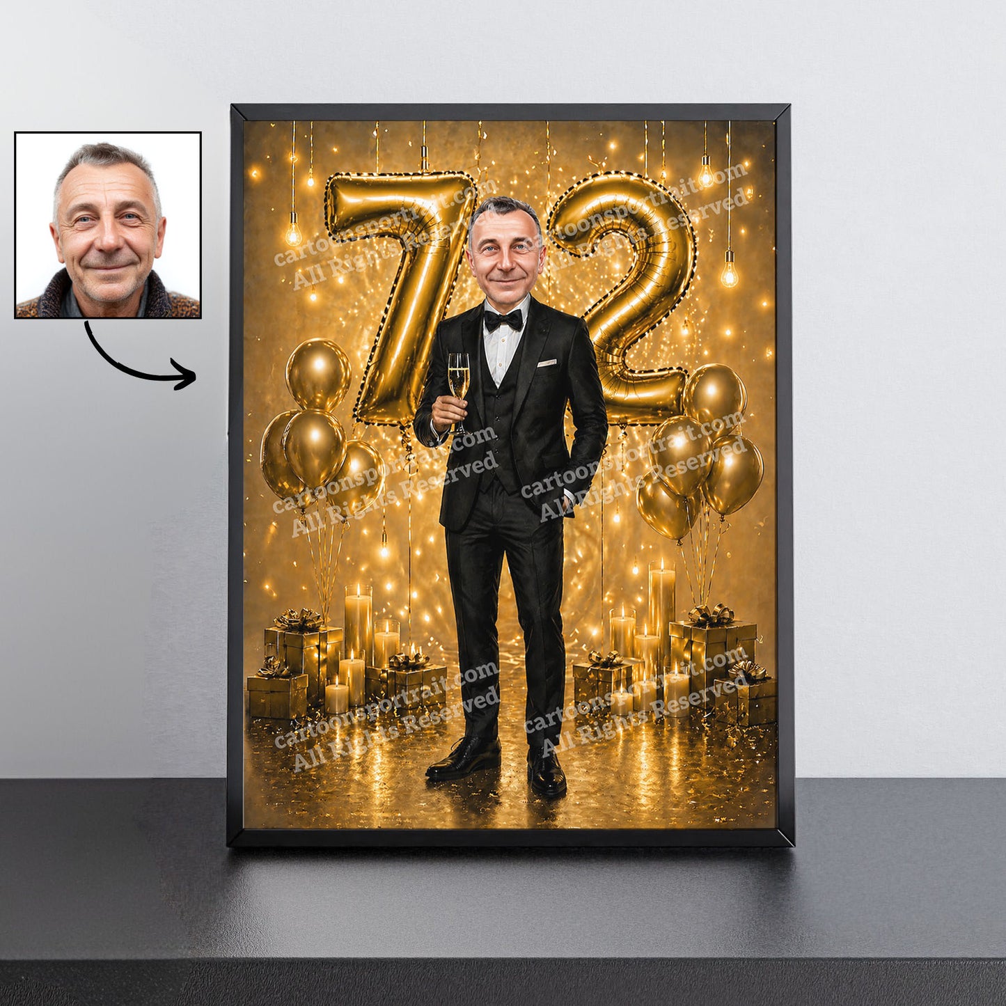 72e anniversaire