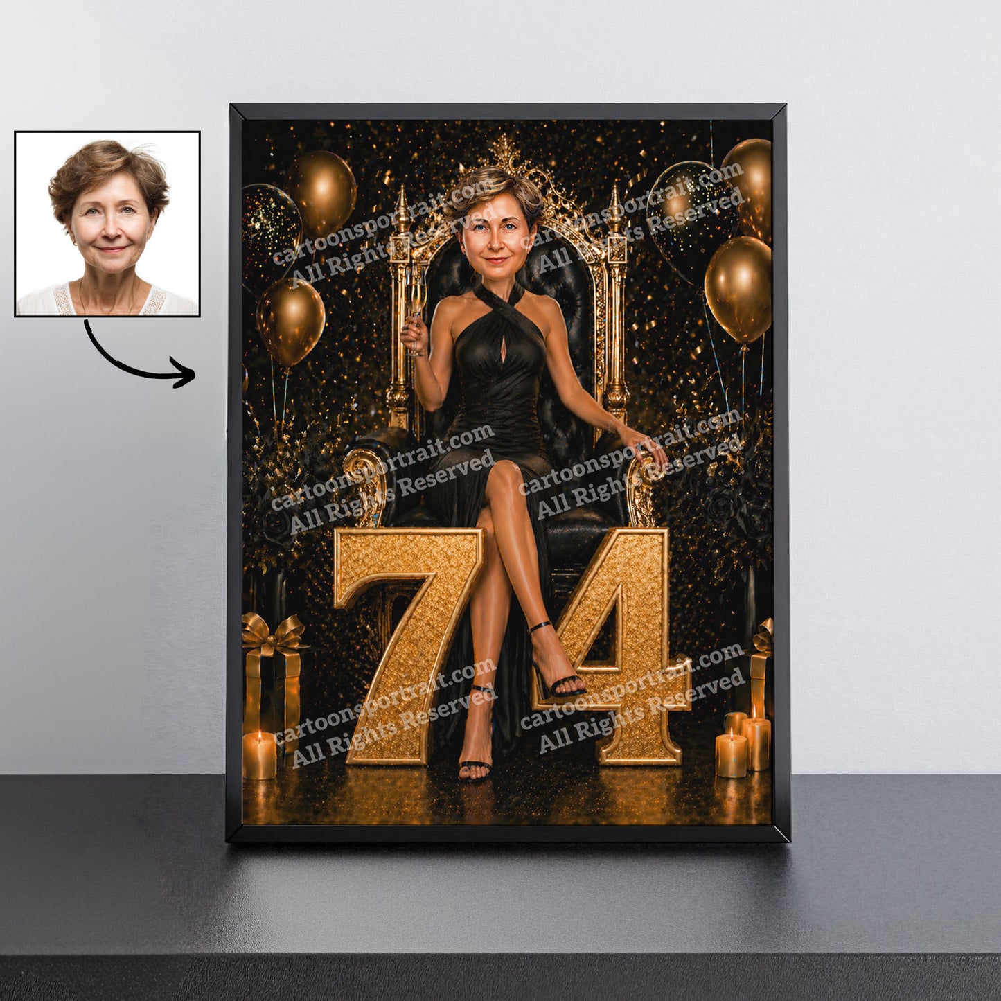 74e anniversaire