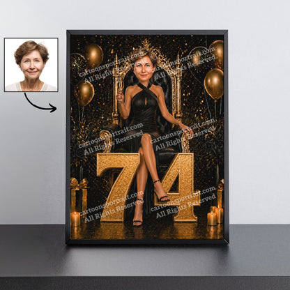 74e anniversaire