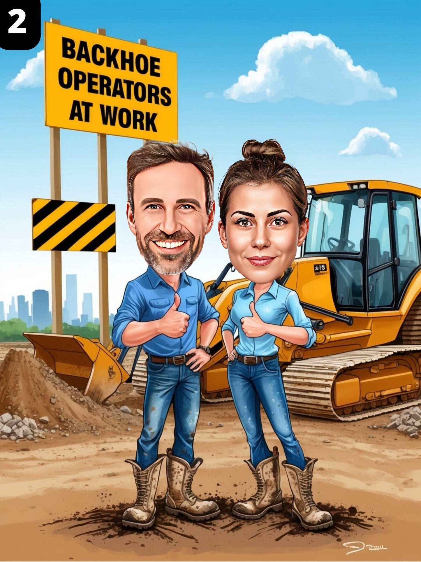 Backhoe Operator - Couple