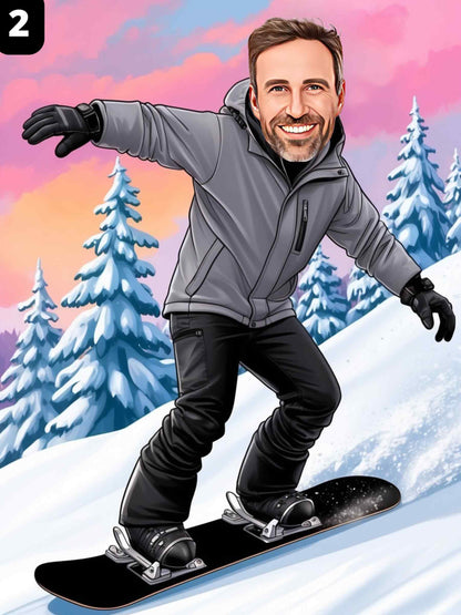Snowboarder - Homme