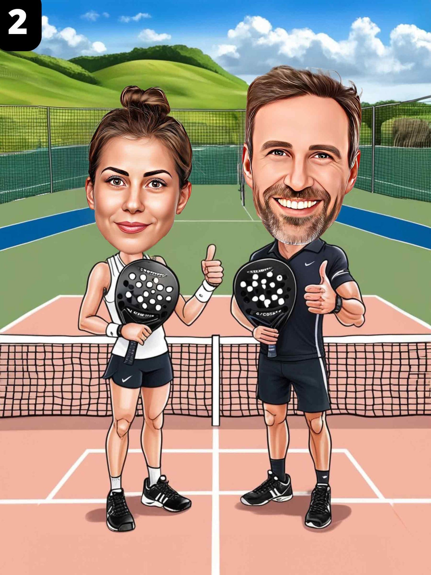 Paddle Players - Couple