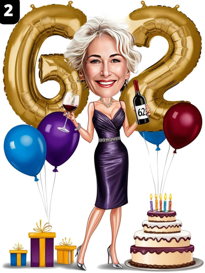 62e anniversaire - Femme