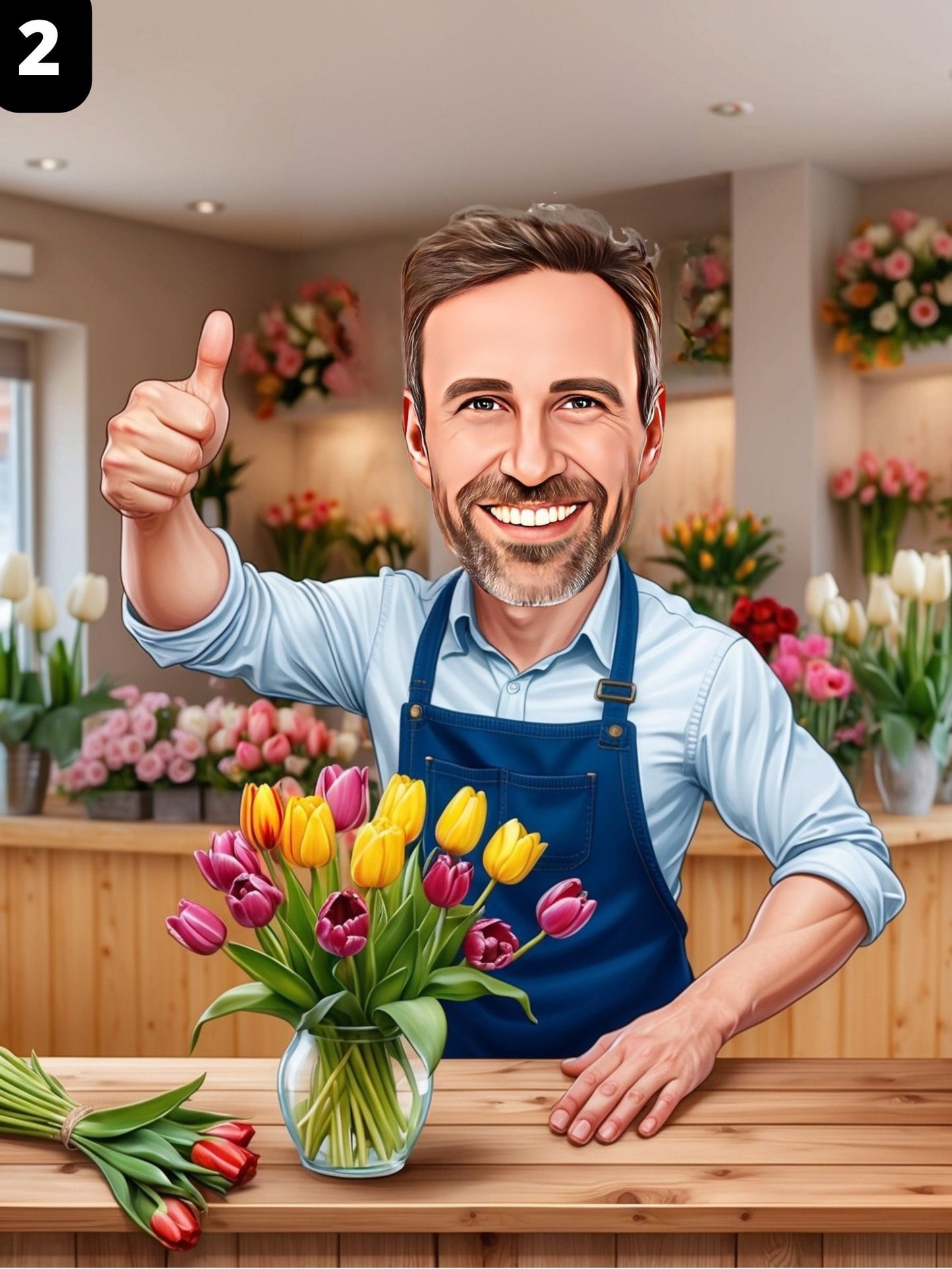 Fleuriste - Homme