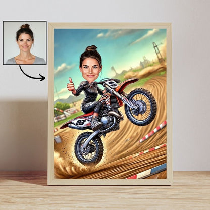 Pilote de motocross - Homme