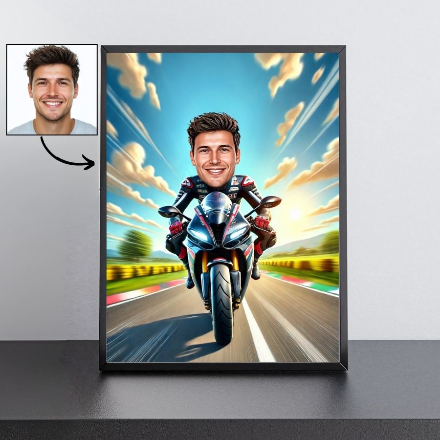 Pilote de moto sportive - Homme
