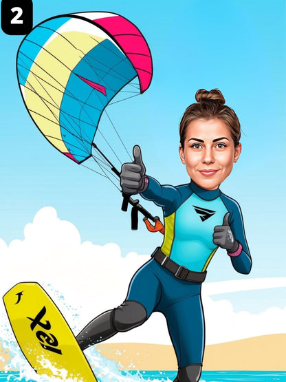 Kitesurfeuse - Femme