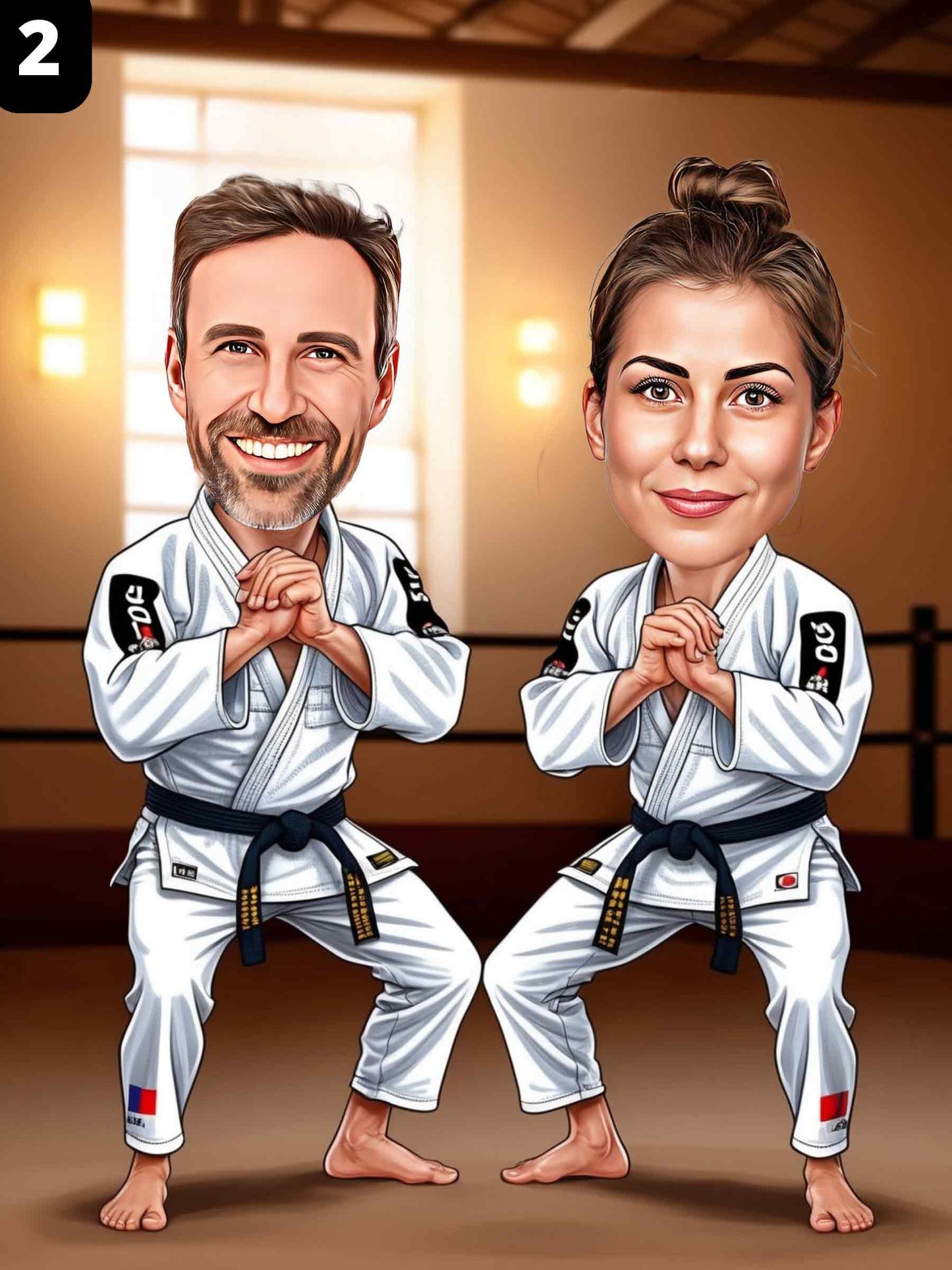 Judokas - Couple