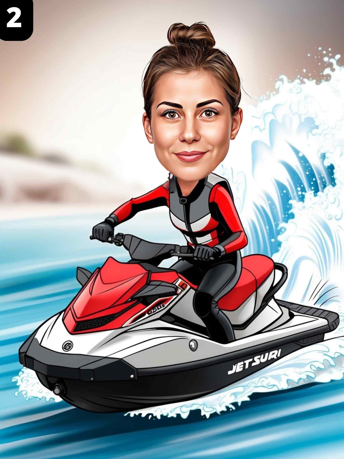 Pilote de jet ski - Femme