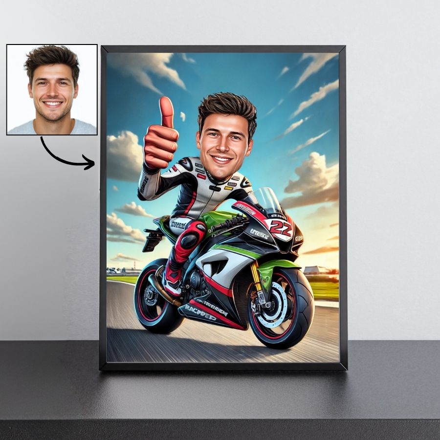 Pilote de moto sportive - Homme