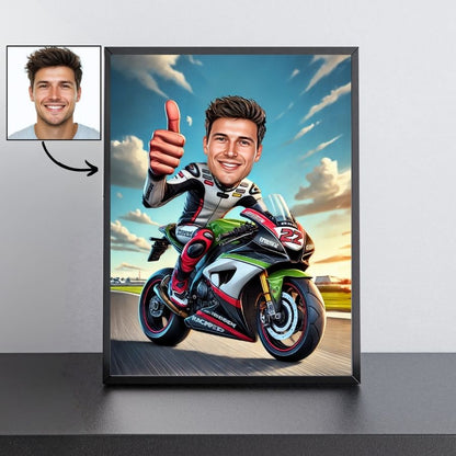 Pilote de moto sportive - Homme