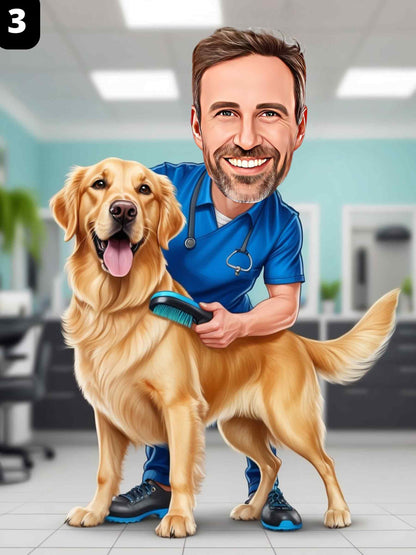 Toiletteur pour animaux de compagnie - Homme