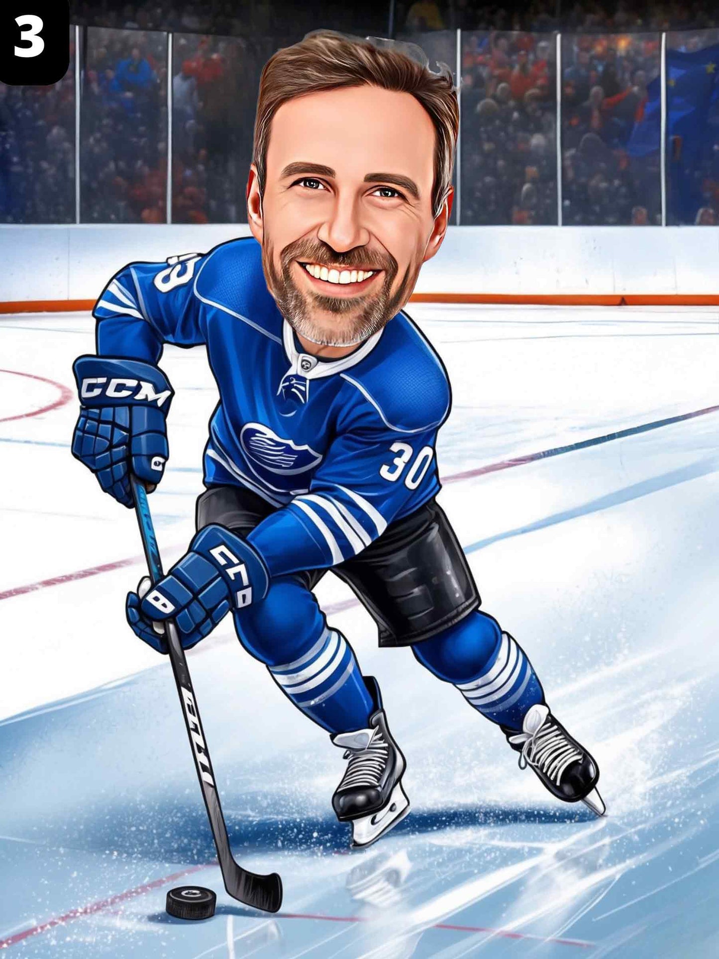 Hockey Player - Male