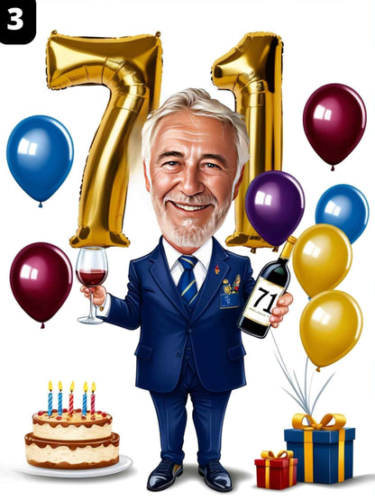 71e anniversaire - Homme