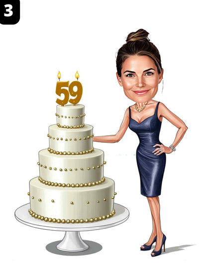 59e anniversaire - Femme