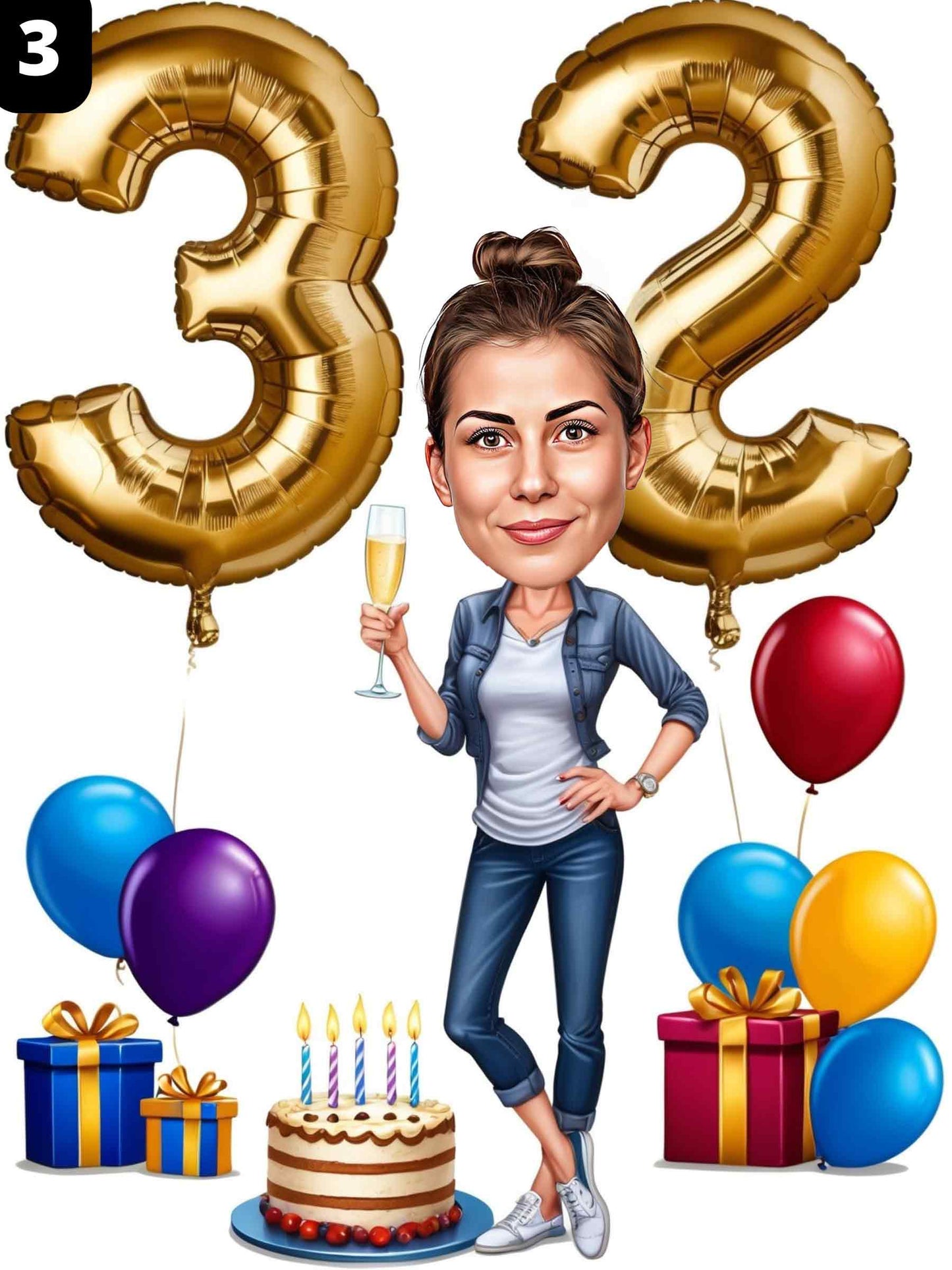 32e anniversaire - Femme