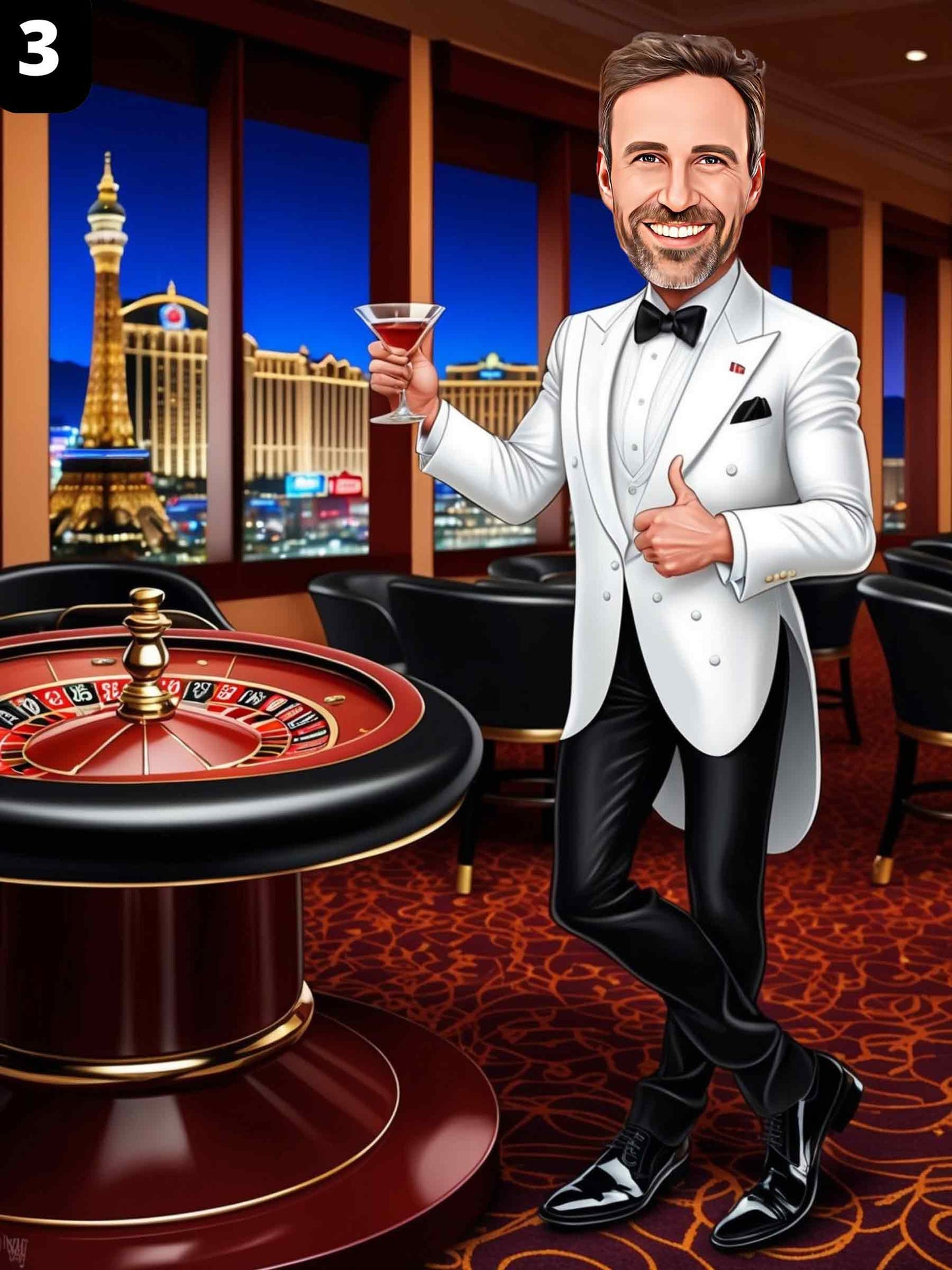 Roulette Player - Male