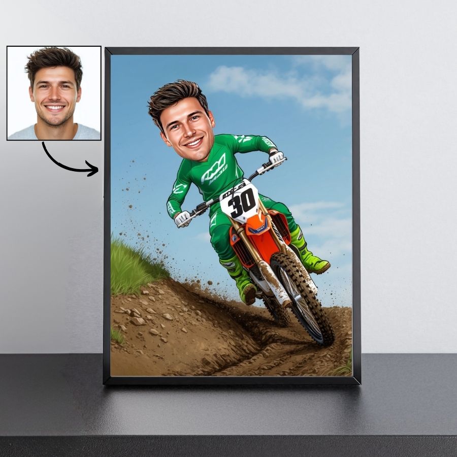 Pilote de motocross - Homme