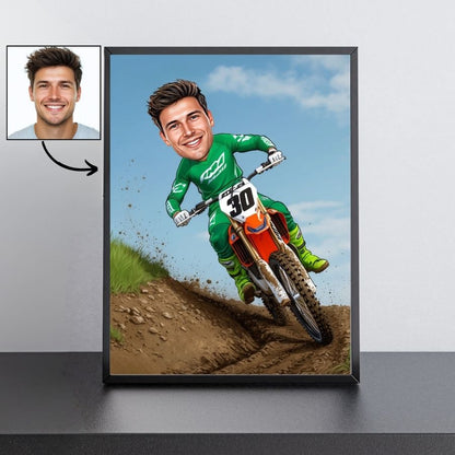 Pilote de motocross - Homme