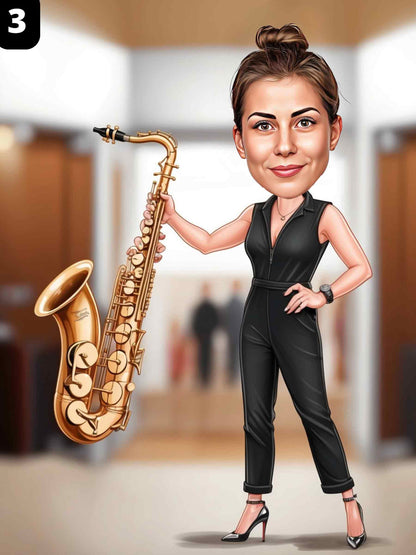 Saxophoniste - Femme