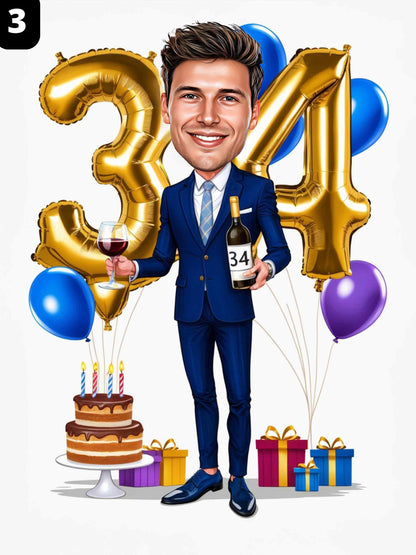 34e anniversaire - Homme