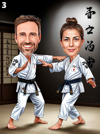 Judokas - Couple