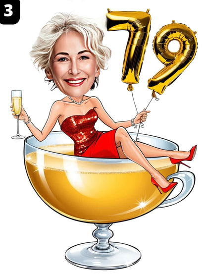 79e anniversaire - Femme
