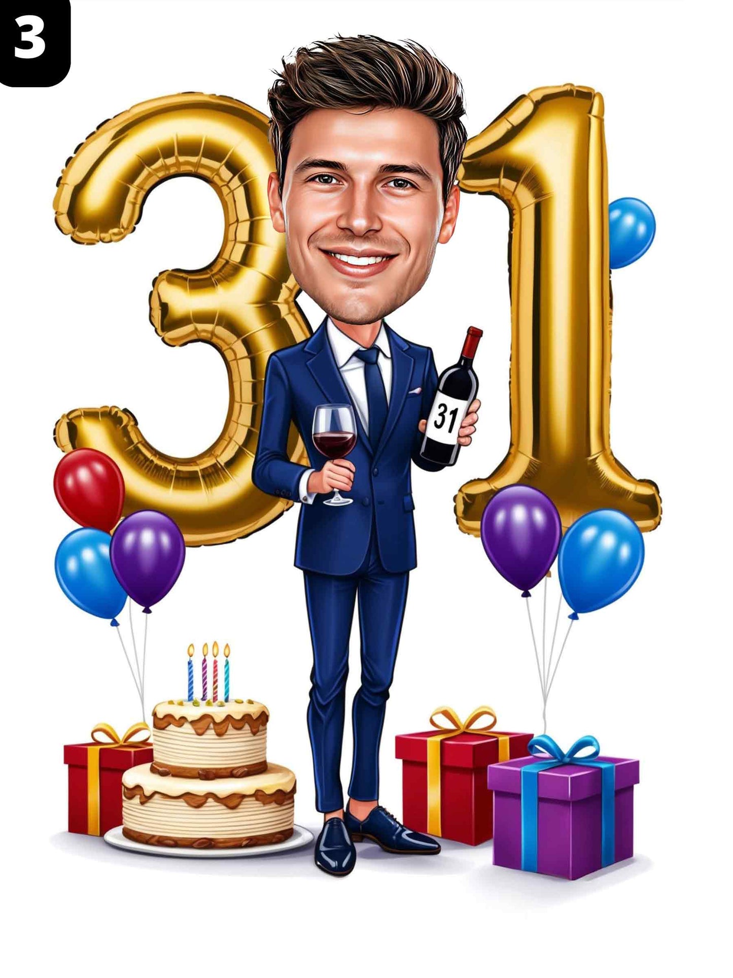 31e anniversaire - Homme