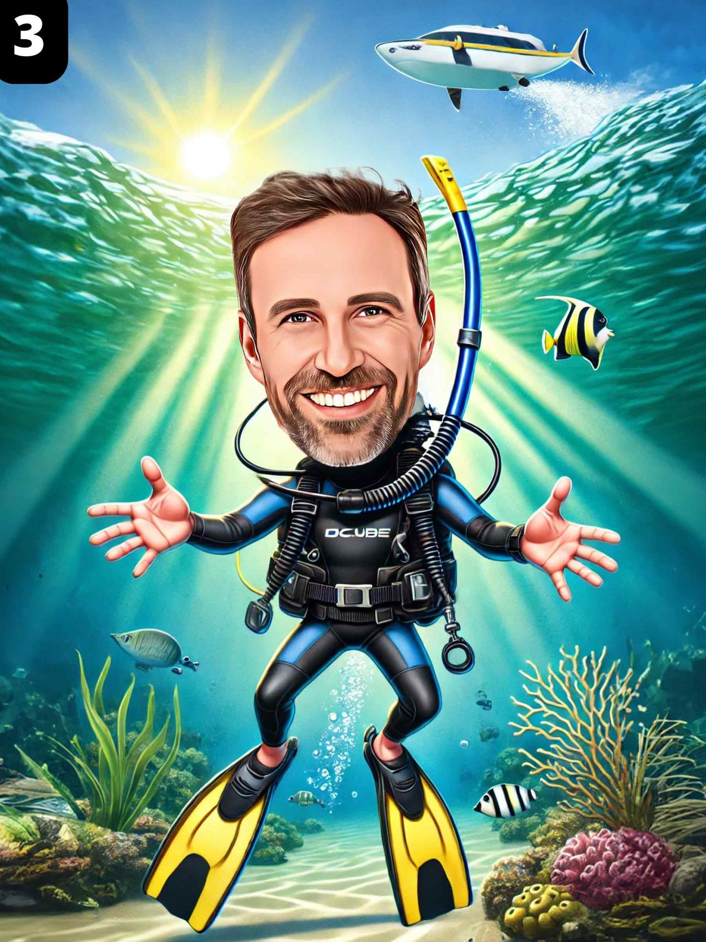 Scuba Diver - Male