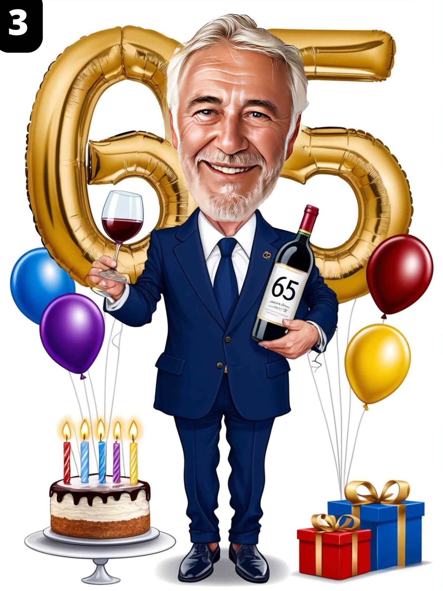65th Birthday - Male
