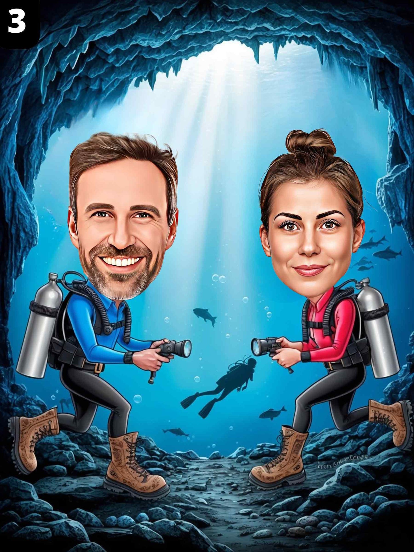 Scuba Diver - Couple