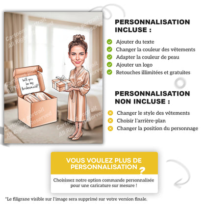 Demande de demoiselles d’honneur