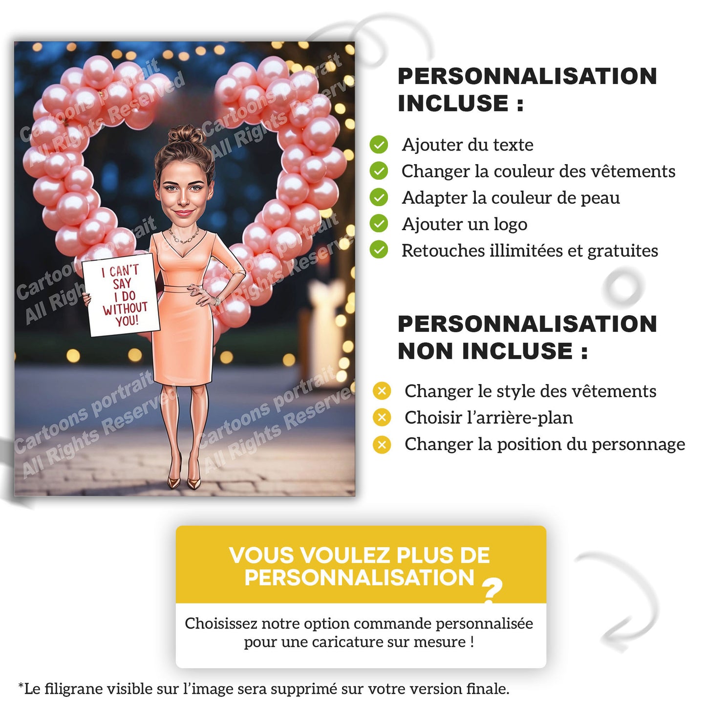 Demande de demoiselles d’honneur