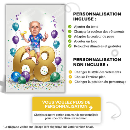 68e anniversaire