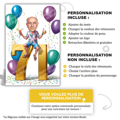 71e anniversaire
