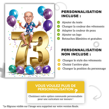 73e anniversaire